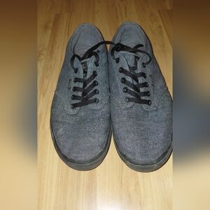 Vans Men's Black and Gray Sneakers